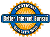 Certified Better Internet Bureau Quality Site - Click to Join